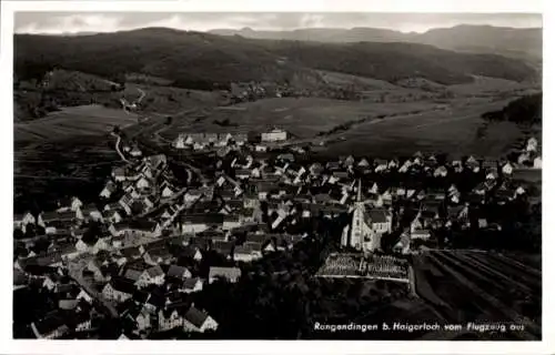 Ak Rangendingen im Zollernalbkreis, Fliegeraufnahme