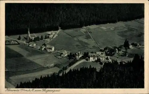 Ak Herrenwies Forbach im Schwarzwald Baden, Fliegeraufnahme