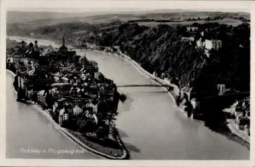 Ak Passau in Niederbayern, Fliegeraufnahme