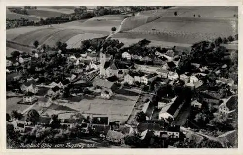 Ak Buchbach in Oberbayern, Fliegeraufnahme