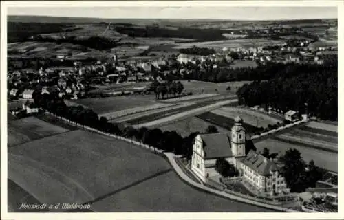 Ak Neustadt an der Waldnaab, Fliegeraufnahme