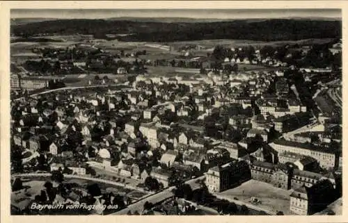 Ak Bayreuth in Oberfranken, Fliegeraufnahme