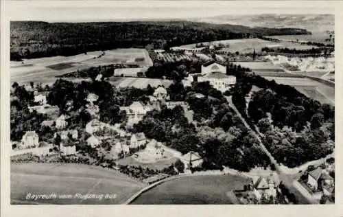 Ak Bayreuth in Oberfranken, Fliegeraufnahme