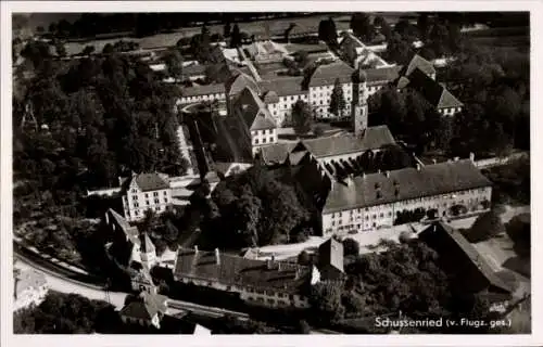 Ak Bad Schussenried in Oberschwaben, Fliegeraufnahme