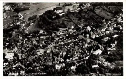 Ak Kulmbach in Oberfranken, Fliegeraufnahme