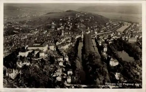 Ak Tübingen am Neckar, Fliegeraufnahme