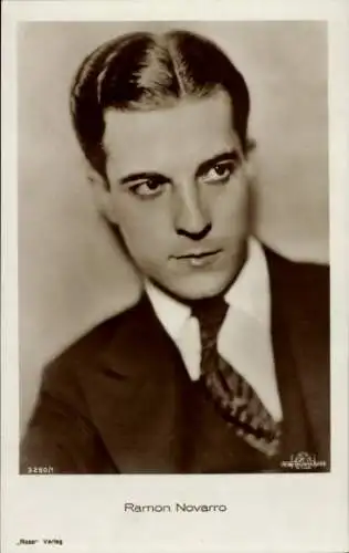 Ak Schauspieler Ramon Novarro, Portrait