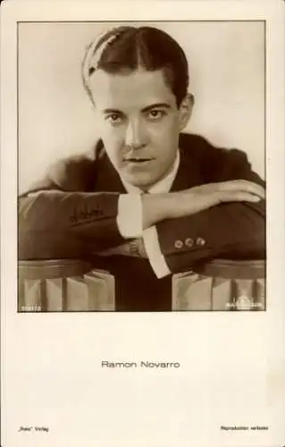 Ak Schauspieler Ramon Novarro, Portrait