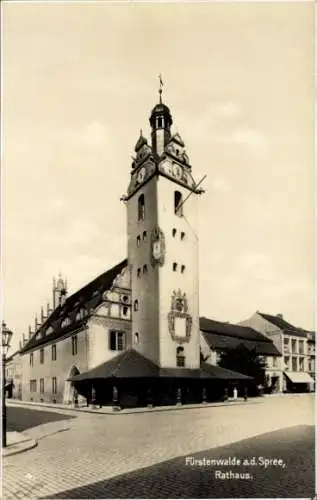 Ak Fürstenwalde an der Spree, Rathaus