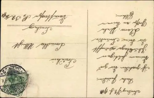 Glitzer Ak Glückwunsch Geburtstag, Junge in Tracht, Hufeisen