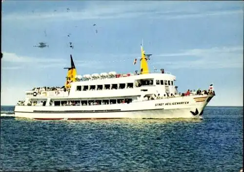 Ak Ostseebad Heiligenhafen in Holstein, STRÖT HEILIGENHAFEN, Hochseefahrten nach Dänemark, Um ...