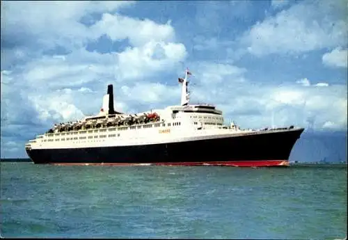 Ak Dampfer Queen Elizabeth 2, Cunard Line