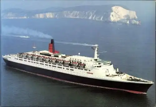 Ak Passagierschiff  Queen Elizabeth 2, Cunard Line