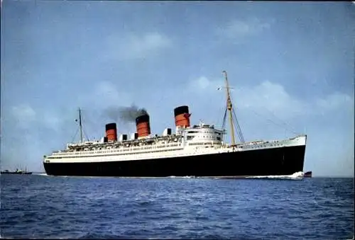 Ak Dampfschiff RMS Queen Mary, Cunard Line