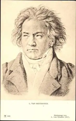 Künstler Ak Kloeber, A. von, Komponist Ludwig van Beethoven