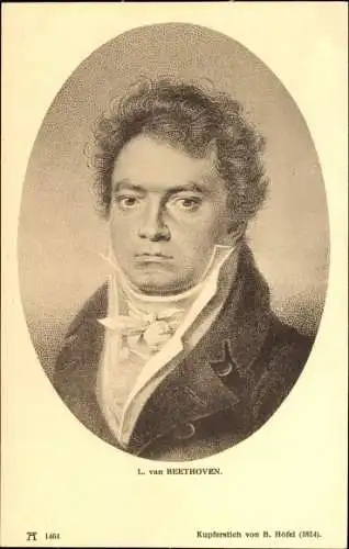 Künstler Ak Hofel, B., Komponist Ludwig van Beethoven