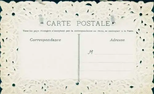 Stoff Ak Kitsch, Stoffschleifen, Blumen