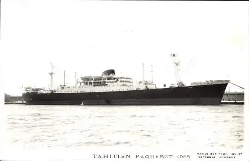 Ak Tahiti Ozeanien, Tahitien Paquebot 1958