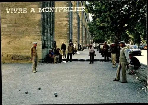 Ak Montpellier Hérault, Männer beim Boule-Spiel