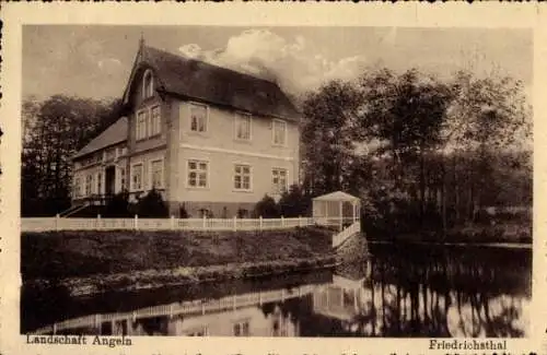 Ak Satrupholz Friedrichsthal ,  Landschaft Angeln, Herrenhaus