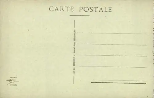 Ak Colmar Kolmar Elsass Haut Rhin, 14 Juillet 1919. Défilé de l'Artillerie lourde Place Rapp