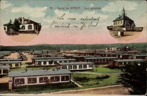 Ak Bitche Bitsch Lothringen Moselle, Camp de Bitche, Vue générale