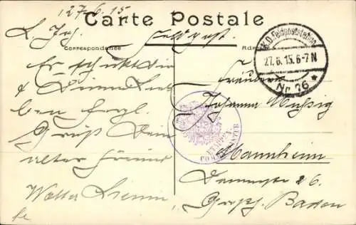 Ak Rocquigny Ardennes, La Place