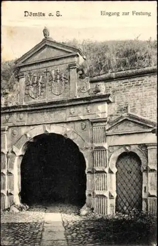 Ak Dömitz an der Elbe Mecklenburg, Festung