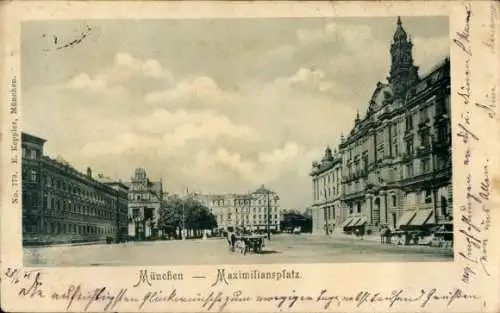 Ak München, Maximiliansplatz