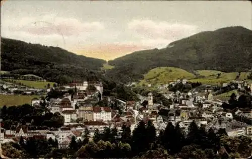 Ak Baden Baden am Schwarzwald, Blick vom Friesenberg