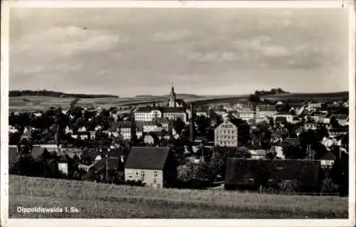 Ak Dippoldiswalde im Erzgebirge, Blick auf Dippoldiswalde