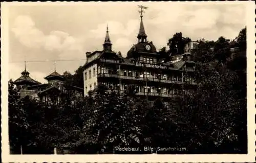 Ak Radebeul in Sachsen, Bilz Sanatorium