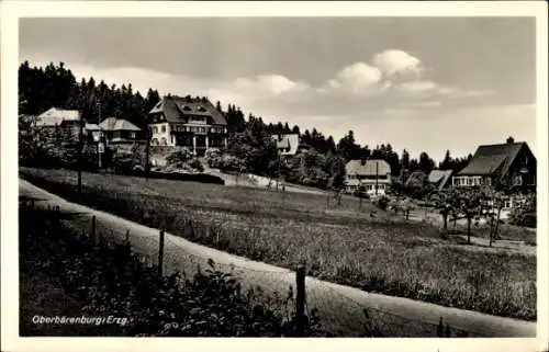 Ak Oberbärenburg Altenberg im Erzgebirge, Blick auf Oberbärenburg im Erzgebirge