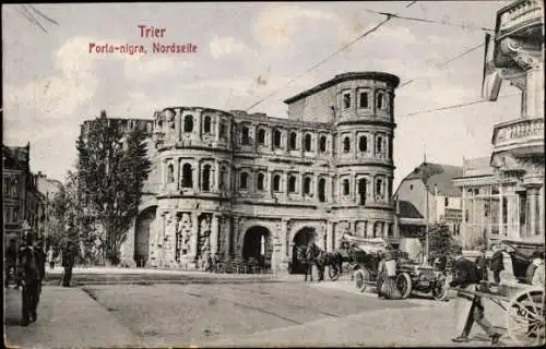 Ak Trier an der Mosel, Porta Nigra, Nordseite