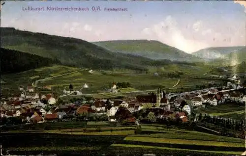 Ak Reichenbacher Höfe Klosterreichenbach Baiersbronn im Schwarzwald, Gesamtansicht