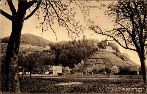 Ak Ortenberg in Hessen, Burgruine