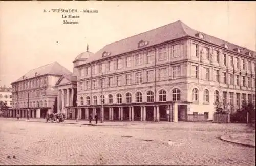 Ak Wiesbaden in Hessen, Museum