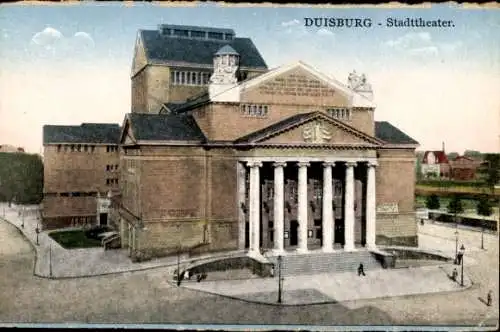 Ak Duisburg im Ruhrgebiet, Stadttheater