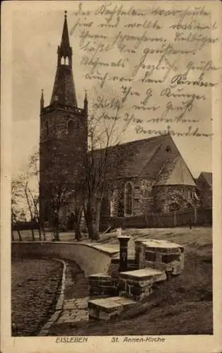 Ak Lutherstadt Eisleben, St. Annen-Kirche