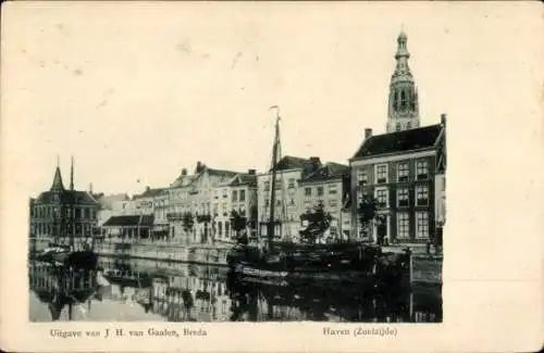 Ak Breda Nordbrabant Niederlande, Hafen