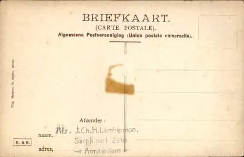 Ak Breda Nordbrabant Niederlande, Avenue und Prinsenkade