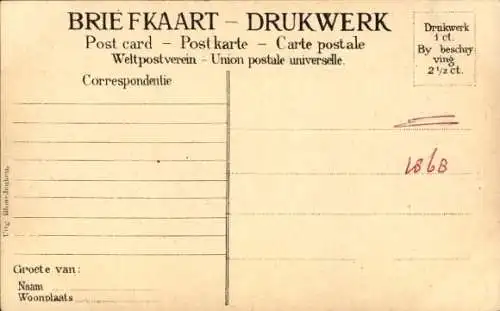 Ak Breda Nordbrabant Niederlande, Groenmarkt, jetzt Havenmarkt