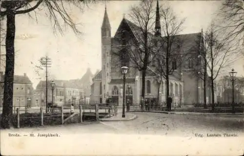 Ak Breda Nordbrabant Niederlande, St. Joseph Kirche