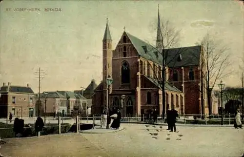 Ak Breda Nordbrabant Niederlande, St. Joseph Kirche