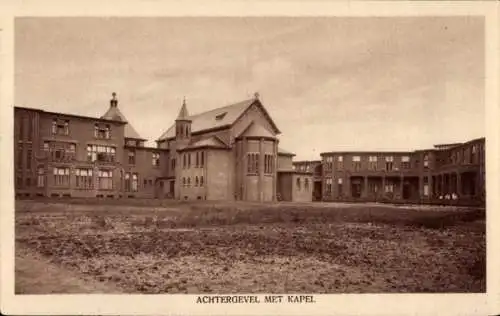 Ak Breda Nordbrabant, Rückfassade mit Kapelle, St. Ignatius-Krankenhaus