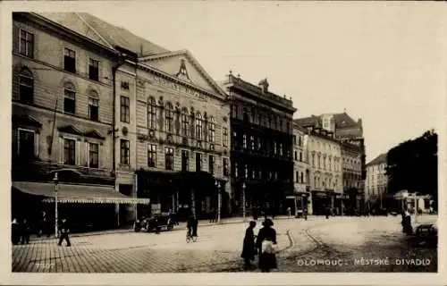 Ak Olomouc Olmütz Stadt, Stadttheater