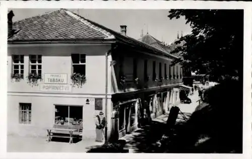 Ak Lazne Luhačovice Bad Luhatschowitz Region Zlin, Tischlerhaus und Alte Apotheke