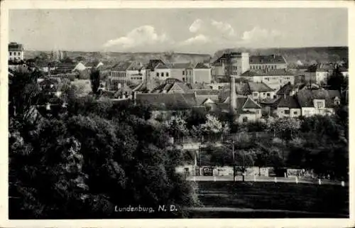 Ak Břeclav Lundenburg Südmähren, Teilansicht der Stadt