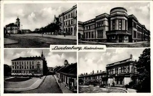 Ak Břeclav Lundenburg Südmähren, Teilansichten