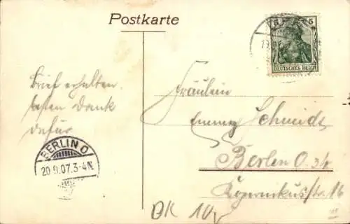 Ak Dybbøl Düppel Dänemark, Windmühle, zerstörte Kirche